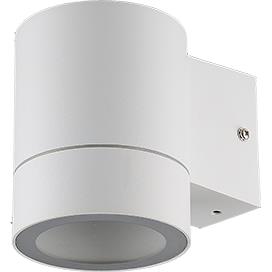 Ecola G53 LED 8003A светильник накладной IP65 прозрачный Цилиндр металл. 1G53 Белый матовый 114x1