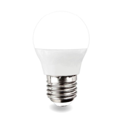 Лампа светодиодная 10W E27 шарик 4000K 220V (LED PREMIUM G45-10W-E27-W) Включай (1/10/100