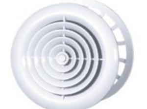 КДНП - Вентиляционная решетка без кольца, диам. до 100 мм (скидка 15% для коробки12шт) ИДТбез кода