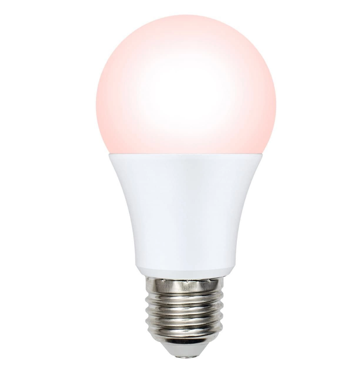 Лампа LED-A60-9W/UVAD/E27/FR PLZ07BK светодиодная для дискотек