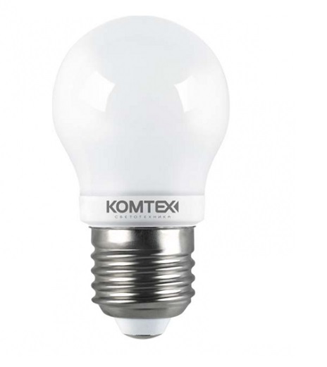 Лампа. Komtex светодиод. СДЛ-Ш45 5w E27 2700K -П