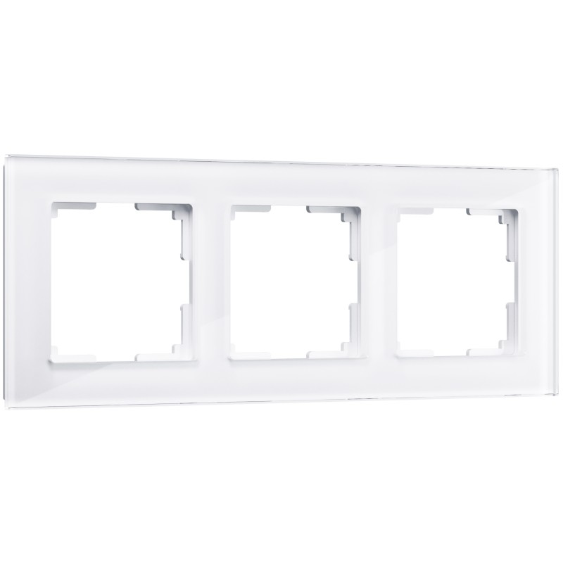 WERKEL Favorit WL01-Frame-03 / Рамка на 3 поста (белый,стекло) a030821 W0031101