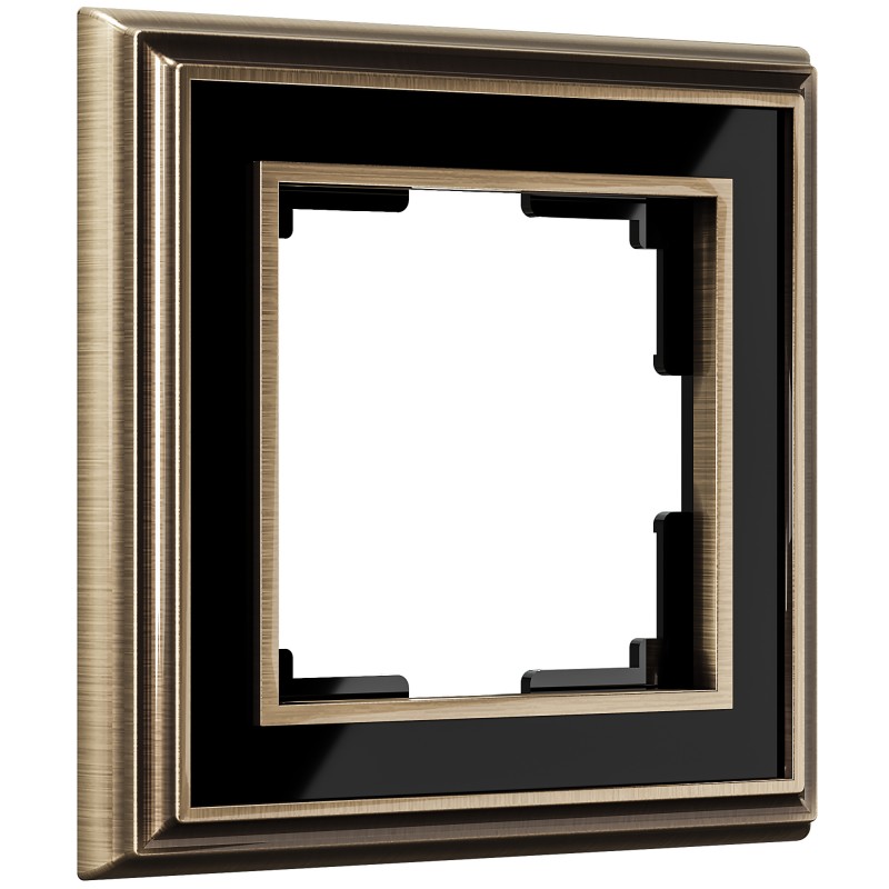 WERKEL Palacio WL17-Frame-01/ Рамка на 1 пост (бронза/черный) a037687 W0011328
