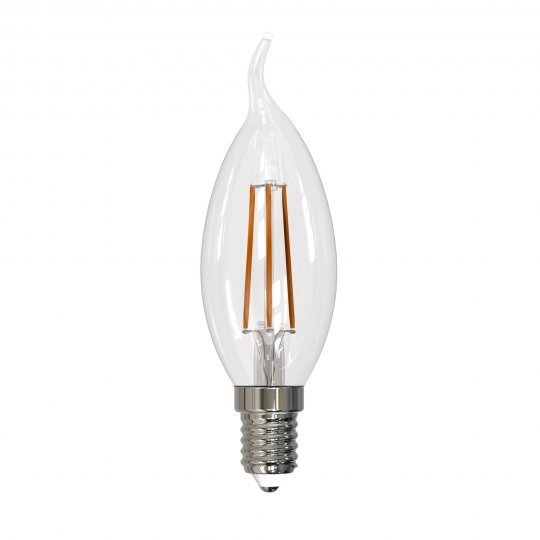 LED-CW35-11W/4000K/E14/CL PLS02WH Лампа светод. Форма "свеча на ветру", прозрачная. Серия