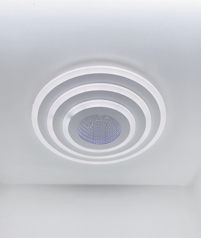 Светильник SPF-1514 WHITE/БЕЛЫЙ ` D500/H70/1/LED/60W/3D 2.4G SPF21-10 (1) Грация