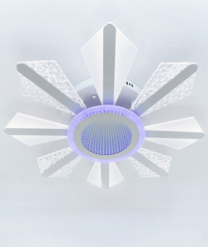 Светильник SPF-1529 WHITE/БЕЛЫЙ ` D500/H100/8/LED/120W/3D 2.4G SPF21-10 (1) Диор