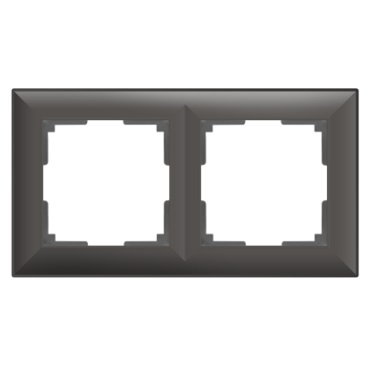 WERKEL Fiore WL14-Frame-02/ Рамка на 2 поста (серо-коричневый) a038867 W0022207