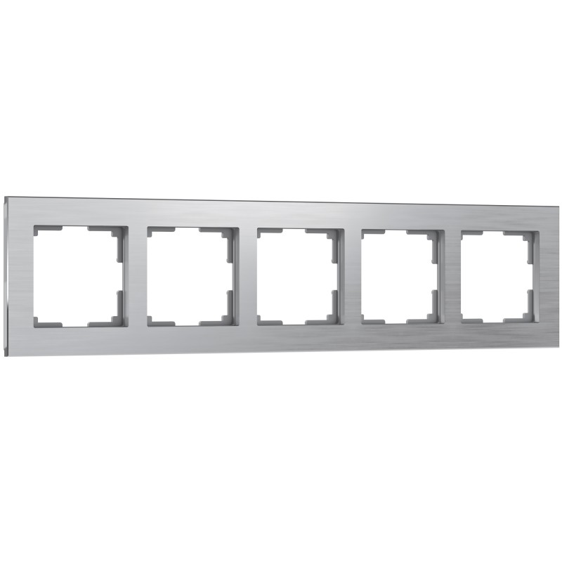 WERKEL Aluminium WL11-Frame-05 / Рамка на 5 постов (алюминий) a033744 W0051706
