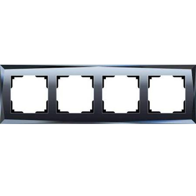 WERKEL Diamant WL08-Frame-04/Рамка на 4 поста (черный) a029846 W0041208