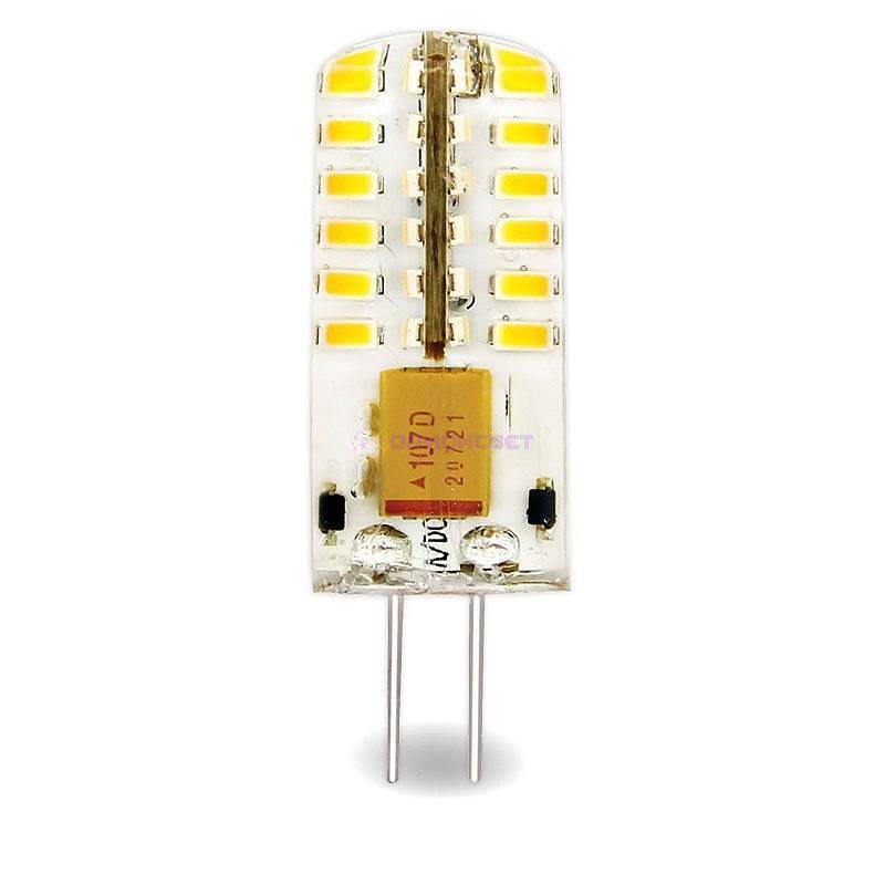 Лампа LED PREMIUM G4-12V-4W-N 3000K 12V AC/DC силикон Включай 1008079