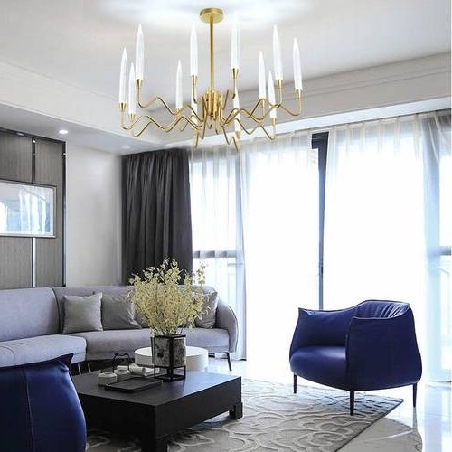 Светильник DZN-13677 ЗОЛОТО ` D600/H420+1000/12/LED/24W/4000K CANDLELIGHT