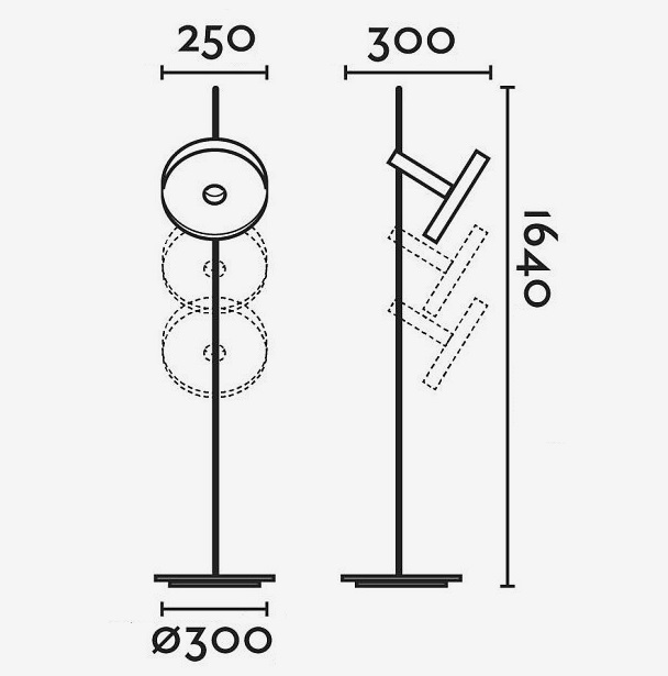 Светильник DZN-13679 ЧЕРНЫЙ + ЗОЛОТАЯ БРОНЗА ` D300/H1650/1/E27/40W WHIZZ