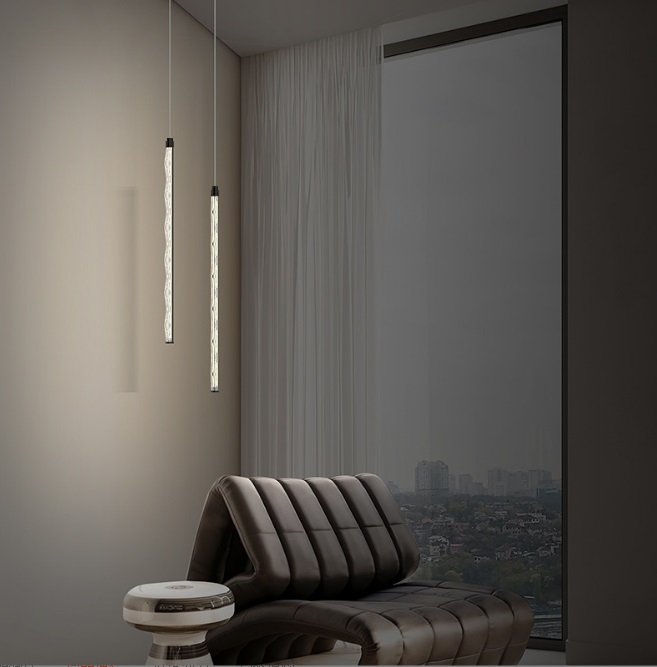 Светильник DZN-13686 ЧЕРНЫЙ ` D70/H600+1500/1/LED/16W/3000+4500+6500K CLARA