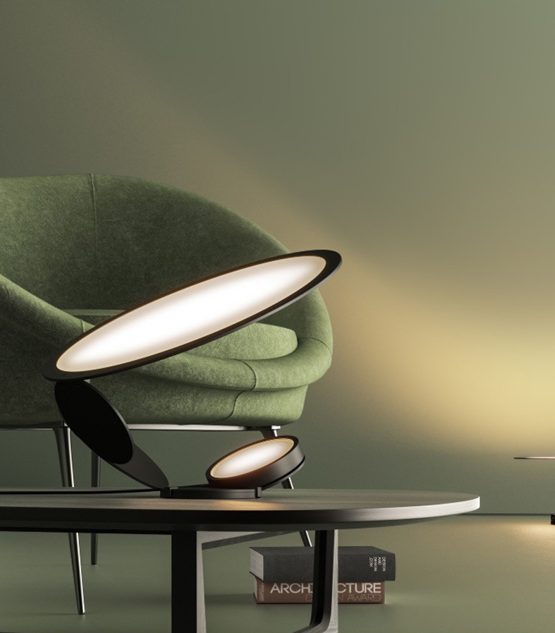 Светильник DZN-13701 ЧЕРНЫЙ D390/H350/1/LED/12W/4500K AOLIGHT BY TIMO RIPATTI