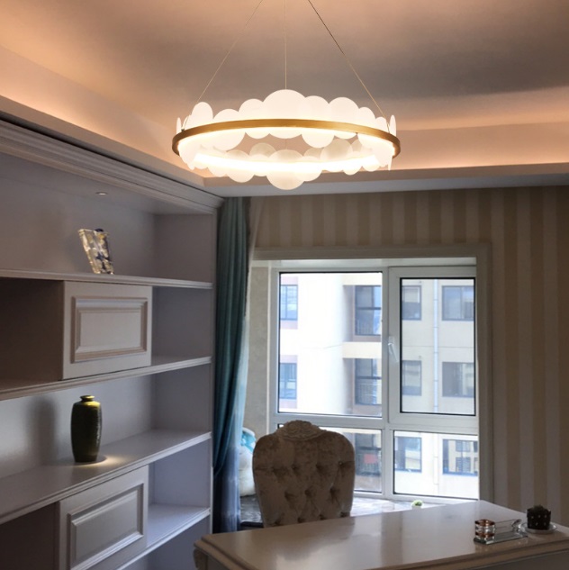 Светильник DZN2-2-79 GOLD / ЗОЛОТО ` D570/H1200/1/LED/40W/4000K WHELL