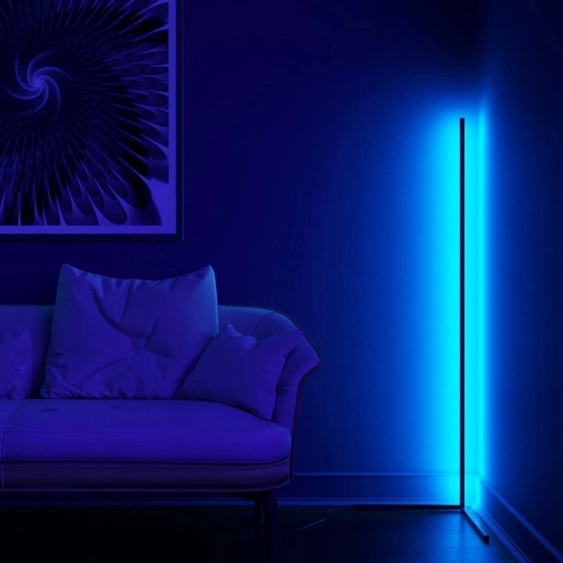 Светильник DZN-13748 ЧЕРНЫЙ ` D400*400/H1400/1/LED/.W/RGB