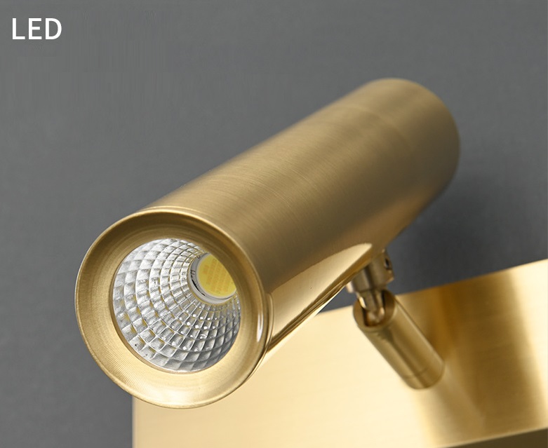 Светильник настенный ElegantLight DZN-13758 ЗОЛОТО ` D400/H80/1+1/LED/5+5W/3000K ASFAR