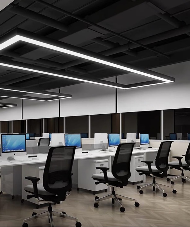 Светильник угловой SPFD-13766 RG-TD5006-L90 ЧЕРНЫЙ D1200/H55*65/1/LED/15W/4000K угловой соединитель