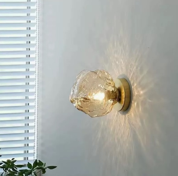 Светильник ElegantLight DZN-13804 БРОНЗА + ПРОЗРАЧНЫЙ ` D150/H150/1/G9/10W LAVA