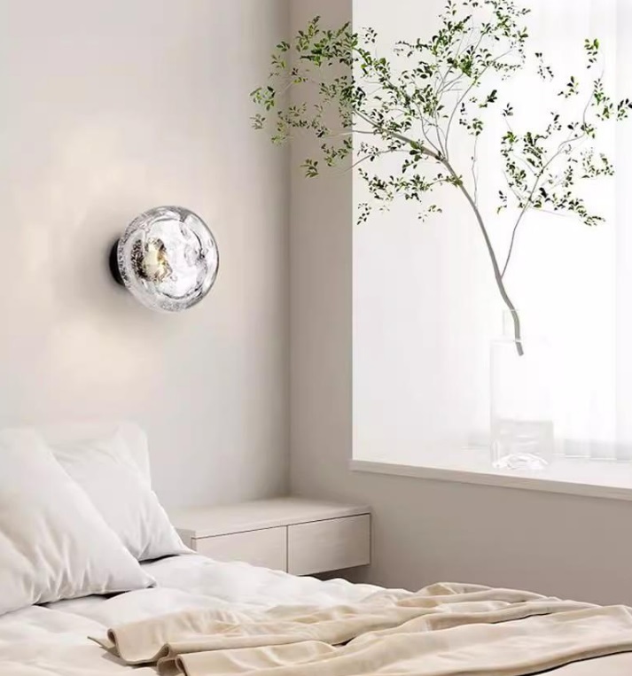 СветильникDZN-13808 ЧЕРНЫЙ + ПРОЗРАЧНЫЙ ` D140/H100/1/LED/3W/3000K MYSTERY