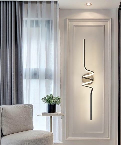 Светильник DZN-51858 ЧЕРНЫЙ ` D180/H600/1/.W/LED/3500K 24-12