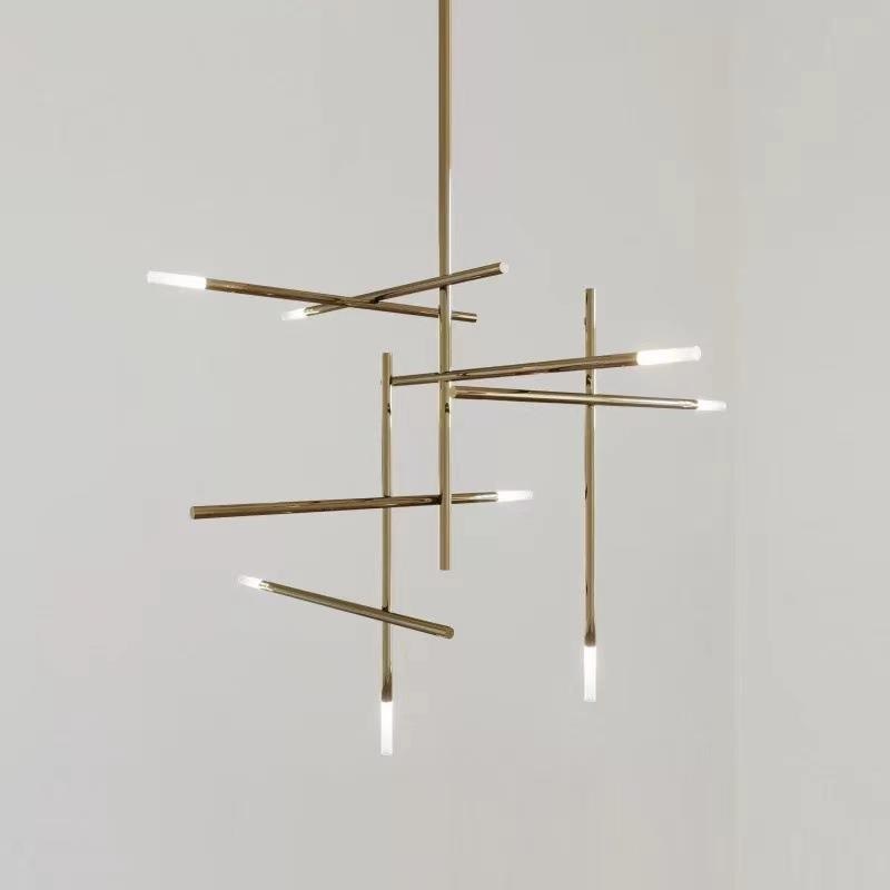 Светильник потолочный ElegantLight DZN-4953 БРОНЗА ` D1000/H1000/8/G4/40W