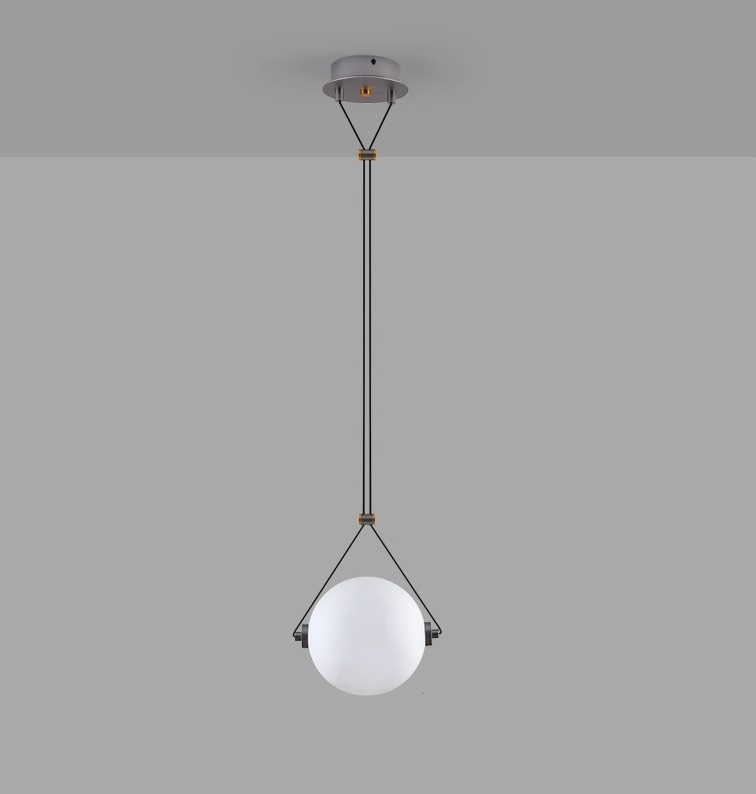 Светильник ElegantLight DZN-12978 СЕРЫЙ + ЧЕРНЫЙ ` D200/H1500/1/LED/10W/4500K