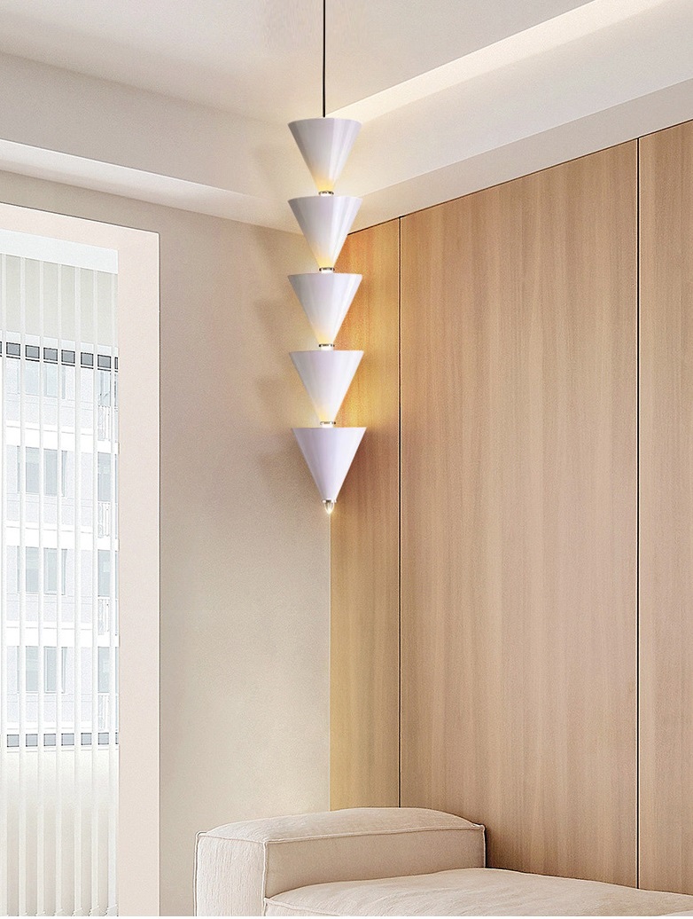 Светильник DZN-13845 БЕЛЫЙ ` D170/H850+1200/5/LED/15W/4000K LEMMA