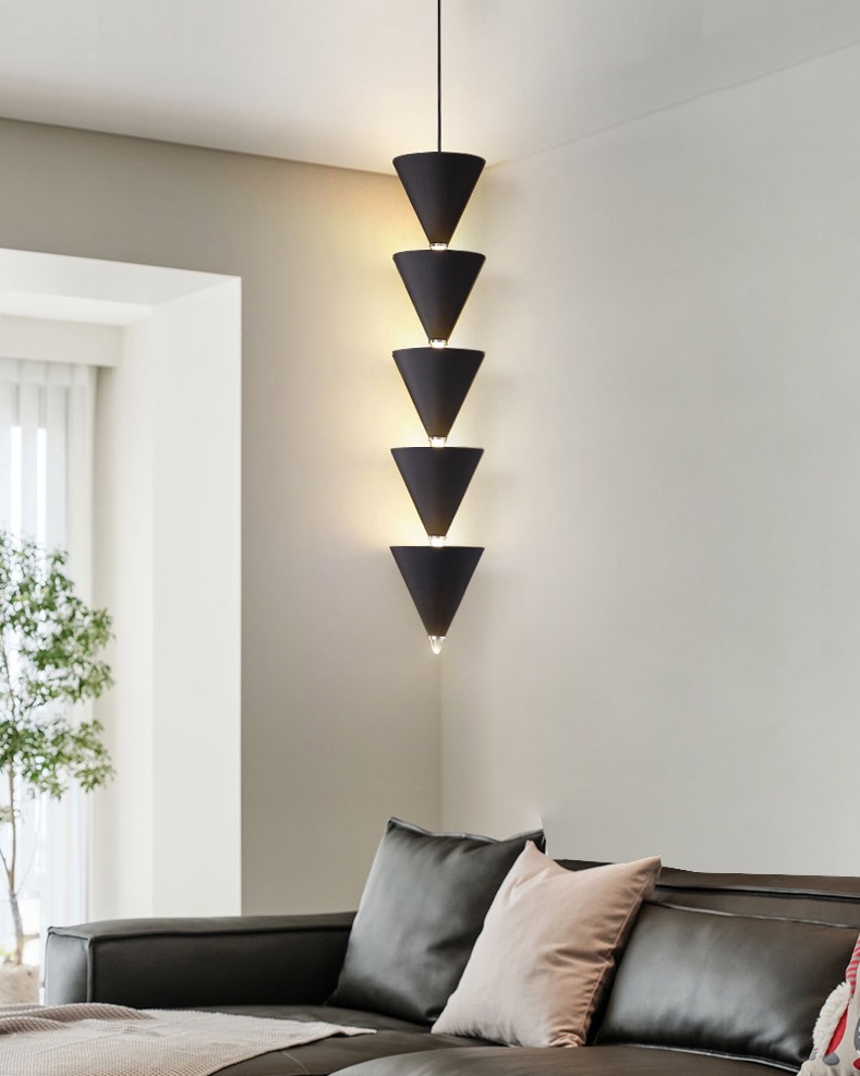 Светильник DZN-13847 ЧЕРНЫЙ ` D170/H850+1200/5/LED/15W/4000K LEMMA