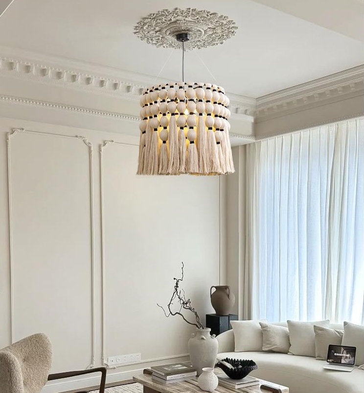 Светильник DZN-13870 ЧЕРНЫЙ + БЕЛЫЙ ` D500/H550+1000/3/E27/60W