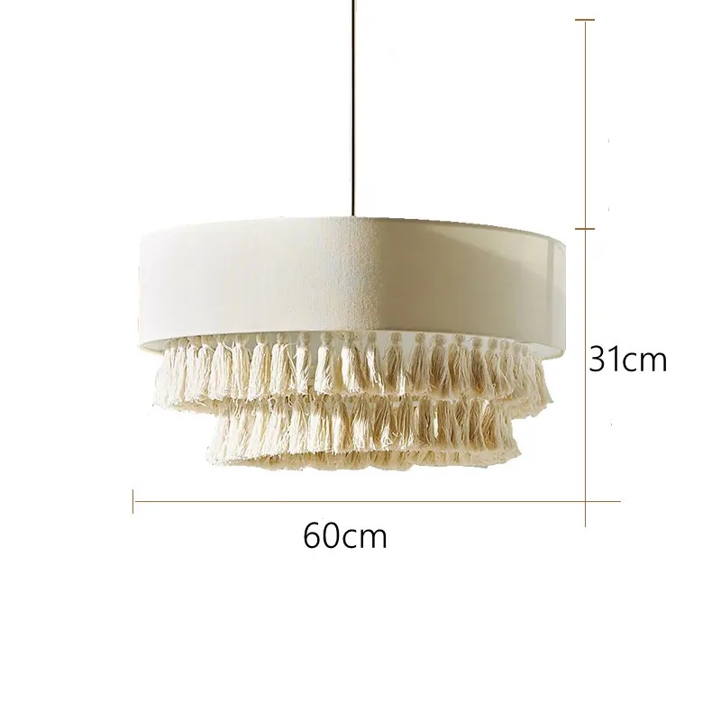 Светильник ElegantLight DZN-13085 БЕЛЫЙ D600/H300+1200/5/E27/40W RUSTIC