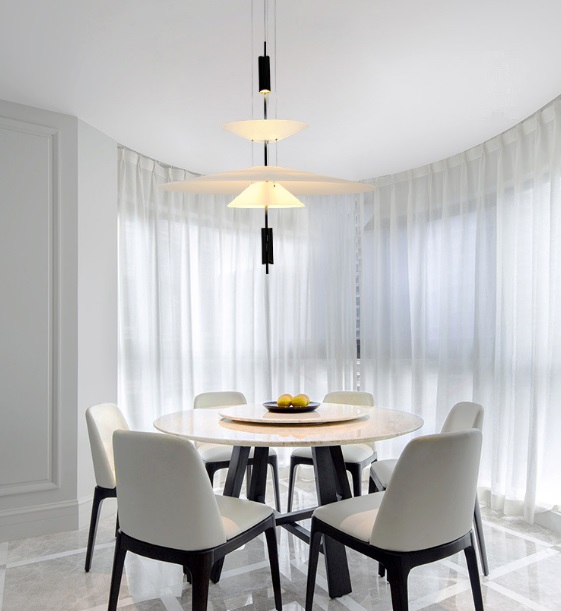 Светильник подвесной ElegantLight DZN-8295 BLACK/ЧЕРНЫЙ ` D360+680+360/H1200/3/LED/9W LUCEISOLA 23-1