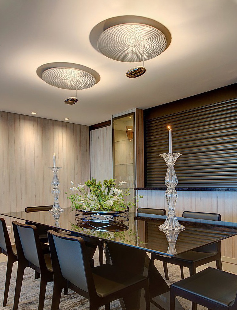 Светильник потолочный ElegantLight DZN-10479 СЕРЕБРО + РОМ ` D600/H340/1/LED/10W/6500K COSMIC ANGEL