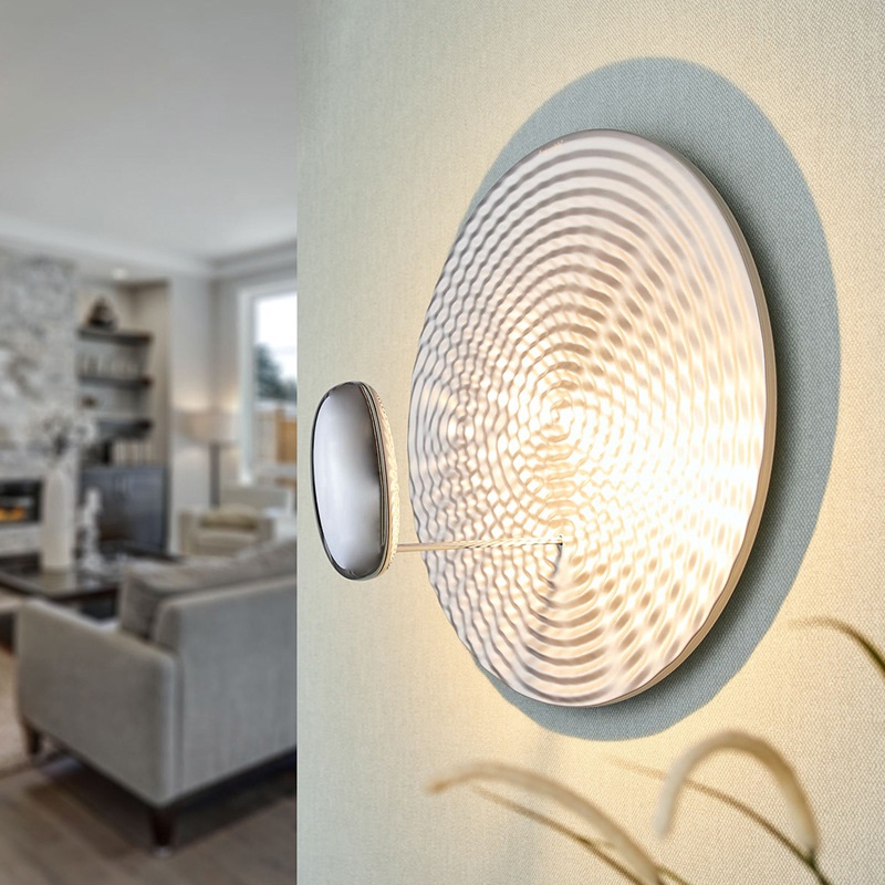 Светильник потолочный ElegantLight DZN-10479 СЕРЕБРО + РОМ ` D600/H340/1/LED/10W/6500K COSMIC ANGEL