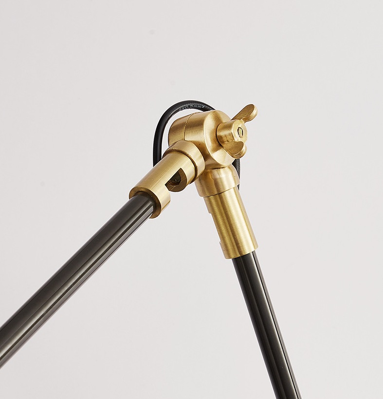 Светильник DZN-46268 БРОНЗА+ЧЕРНЫЙ ` D90*110 /H110+300+300/1/E14