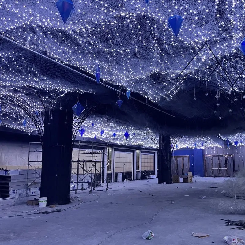 Светильник-инсталляция с сеткой DZN-14372 БЕЛЫЙ+ПРОЗРАЧНЫЙ