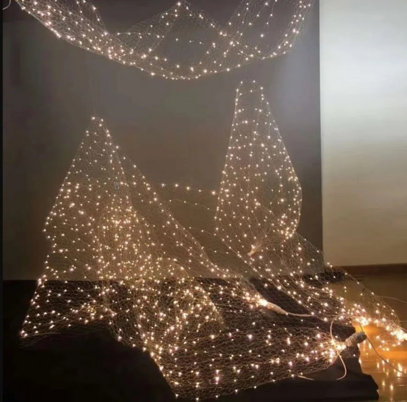 Светильник-инсталляция с сеткой DZN-14372 БЕЛЫЙ+ПРОЗРАЧНЫЙ