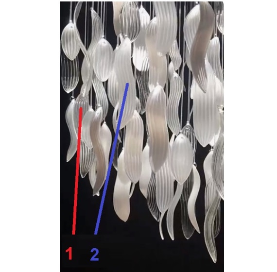 Декоративный элемент для инсталляции H150*35mm прозрачный SPFR-13203