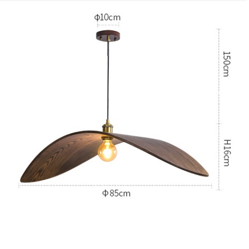 Светильник DZN-13216 ТЁМНОЕ ДЕРЕВО ` D850*160/H15001/E27/40W WOOD