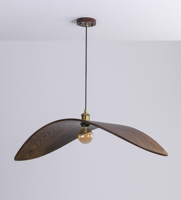 Светильник DZN-13216 ТЁМНОЕ ДЕРЕВО ` D850*160/H15001/E27/40W WOOD