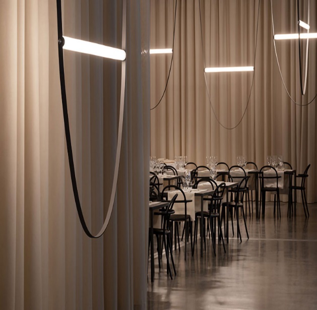 Светильник подвесной ElegantLight DZN-8394 КОРИЧНЕВЫЙ ` L600/H1500/1/LED/3000K NUTTA 22-12