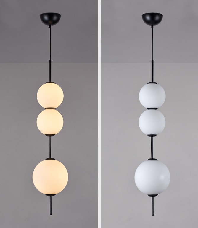 Светильник ElegantLight DZN-5269 ЧЕРНЫЙ ` D200*850/H1200/3/LED/18W/3000K (120+120+150mm) BAALL2