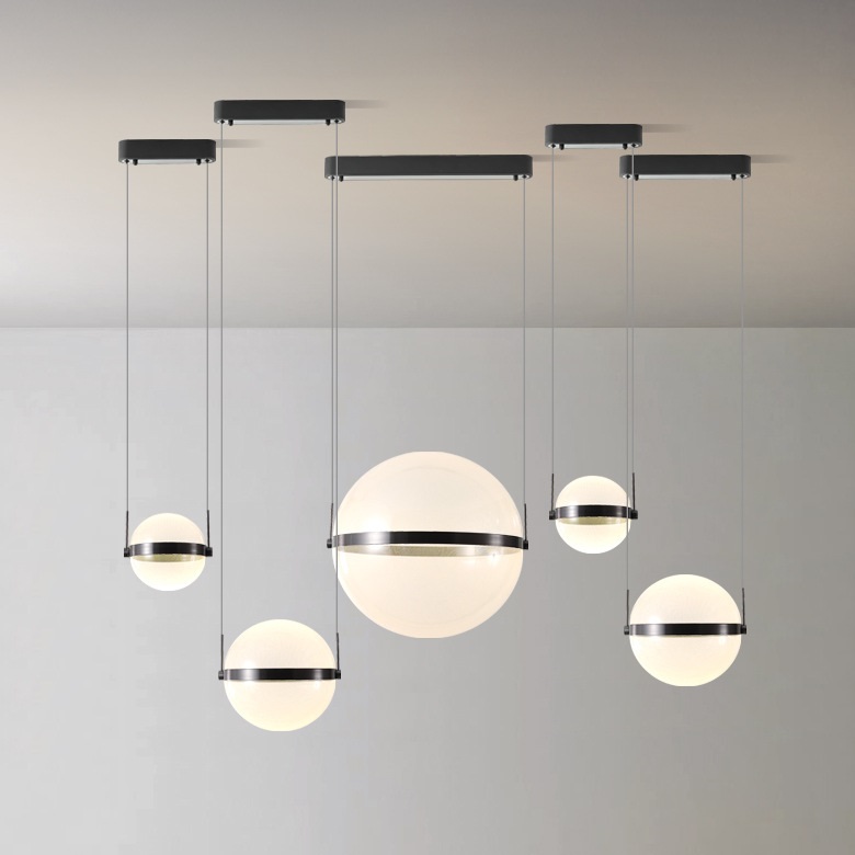 Светильник подвесной ElegantLight DZN-11329 ЧЕРНЫЙ ` D300/H2000/1/LED/30W/4000K NICLIS