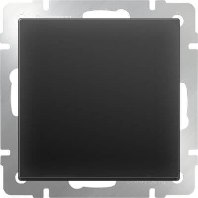 WERKEL WL08-SW-1G/ Выключатель одноклавишный (черный матовый) W1110008