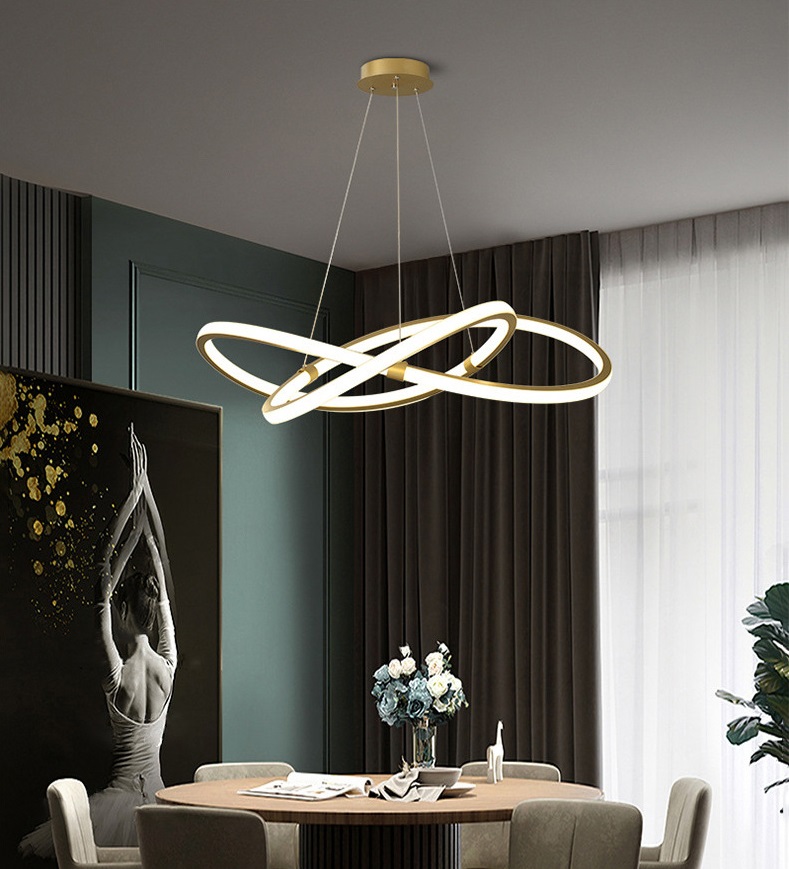 Светильник DZN-5370 ЗОЛОТО ` D800*200/H1200/1/LED/54W/3000-6500K