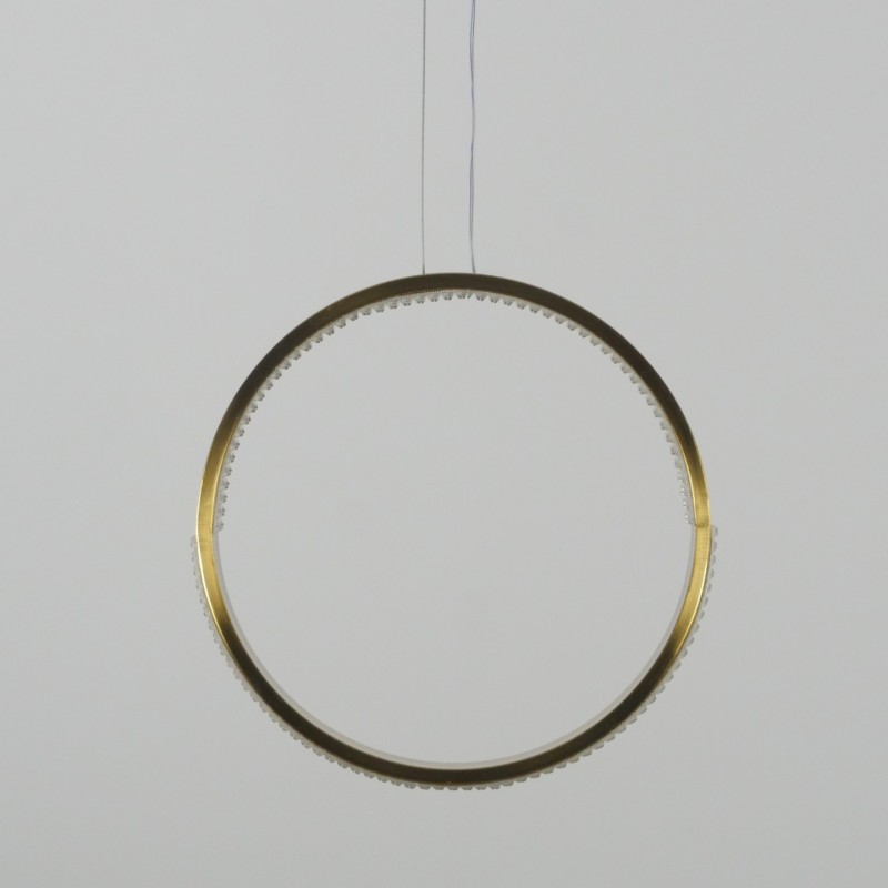 Светильник подвесной SAPFIR SPF-5372 БРОНЗА ` D300/H1500/1/LED/.W/4500K HOOP2 23-05