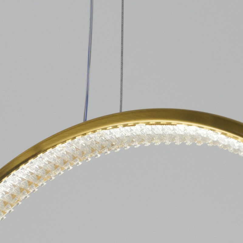 Светильник подвесной SAPFIR SPF-5374 БРОНЗА ` D500/H1500/1/LED/.W/4500K HOOP2 23-05