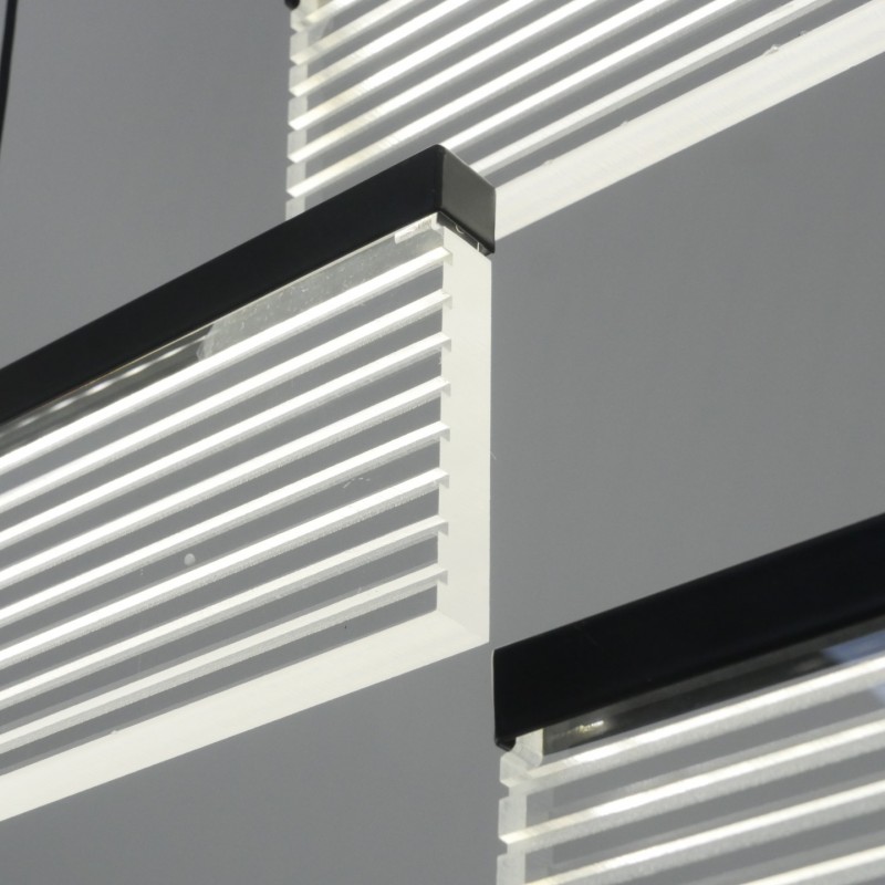 Светильник подвесной SAPFIR (2362-1000-BK) SPF-8630 ЧЕРНЫЙ ` D1000*80/H1200/4/LED/.W ZEBRA 23-10