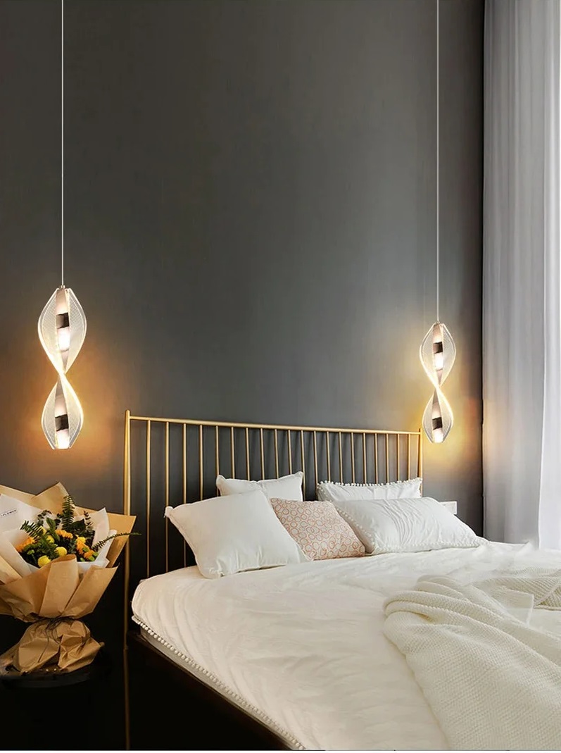 Светильник DZN-20196 ЗОЛОТО ` D120/H450+1500/1/LED/./4000K звёздное небо SPRAY2 25-03