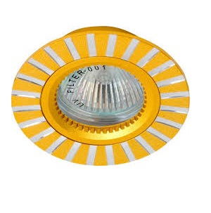 Светильник потолочный, MR16 G5.3 золото, GS-M364G